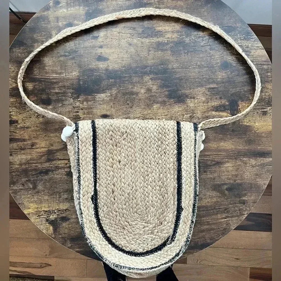 World Market | jute surfer, boho crossbody tote bag - Picture 12 of 15